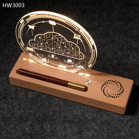 HW3003 藍牙音箱小夜燈獎座