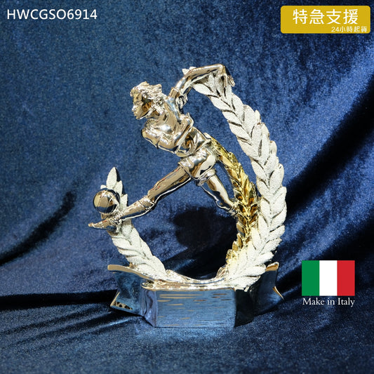 特急 HWCGSO6914 意大利進口足球神射手獎座