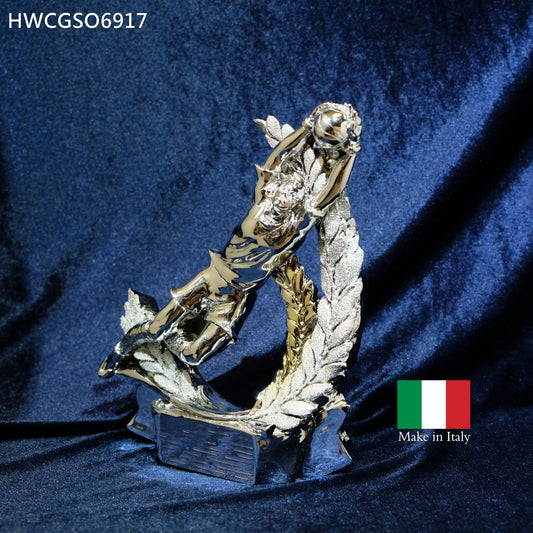 HWCGSO6917 意大利進口最佳龍門守門員足球獎座