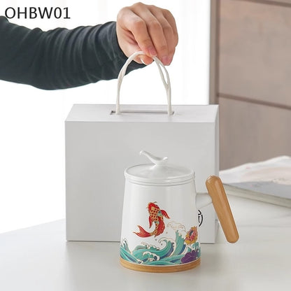 OHBW01 國潮錦鯉茶杯禮盒