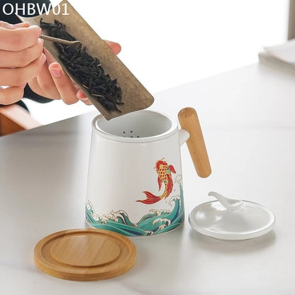 OHBW01 國潮錦鯉茶杯禮盒