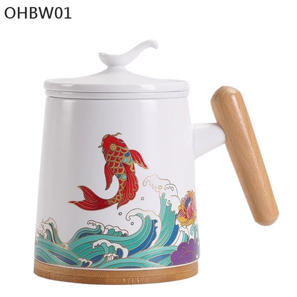 OHBW01 國潮錦鯉茶杯禮盒
