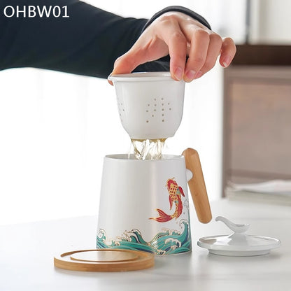 OHBW01 國潮錦鯉茶杯禮盒
