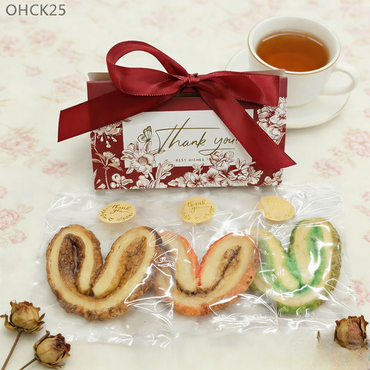 OHCK25 手工蝴蝶酥散水餅配禮盒