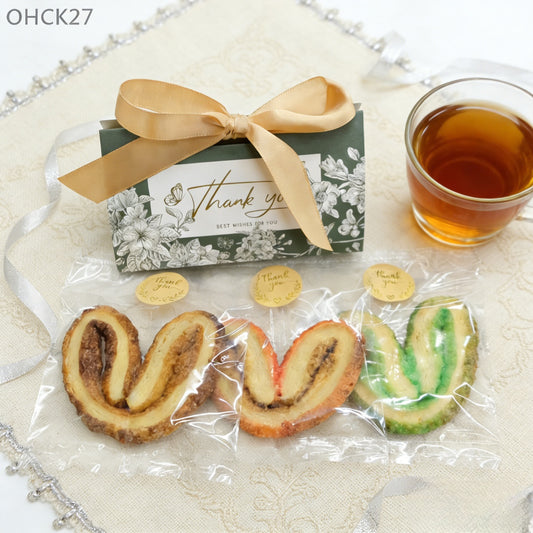 OHCK27 手工蝴蝶酥散水餅配禮盒