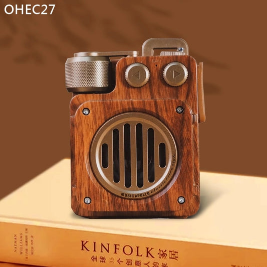 OHEC27 美式復古帶收音機藍牙音箱