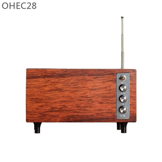 OHEC28 重低音炮復古藍牙收音機音箱