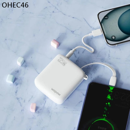 OHEC46 小冰磚快充自帶線充電寶