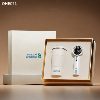 OHEC71 咖啡杯手持風扇禮盒
