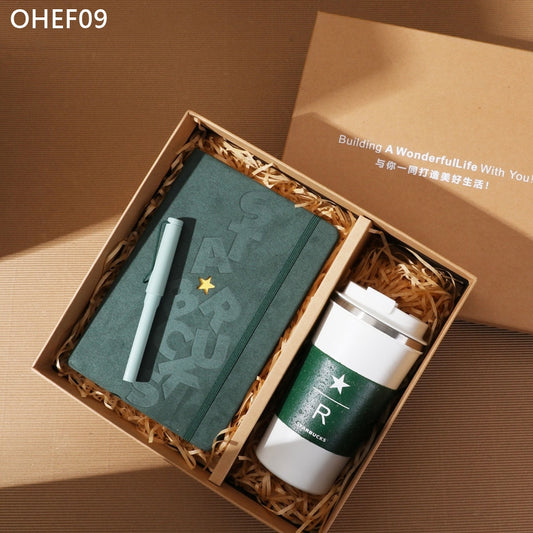 OHEF09 荷蘭絨簽字筆咖啡杯套裝