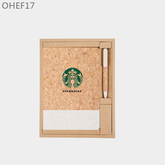 OHEF17 軟木記事本軟木筆套裝