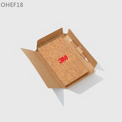 OHEF18  軟木記事本軟木筆套裝