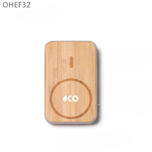 OHEF32 FSC竹麥秸稈磁吸無線充電寶