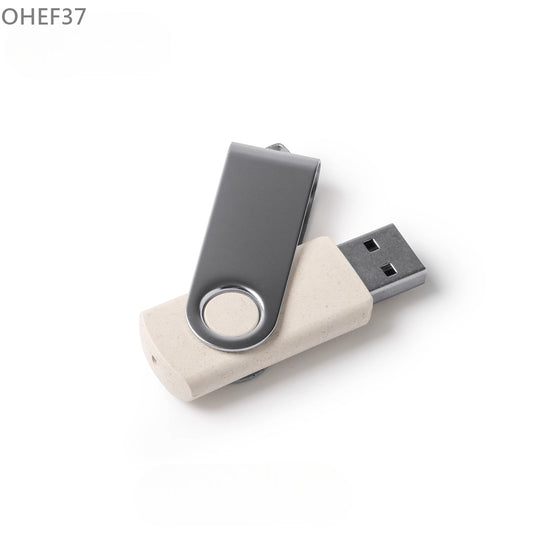 OHEF37 不鏽鋼麥秸稈USB