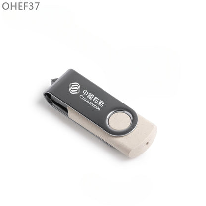 OHEF37 不鏽鋼麥秸稈USB