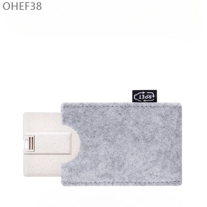 OHEF38 卡片式麥秸稈USB