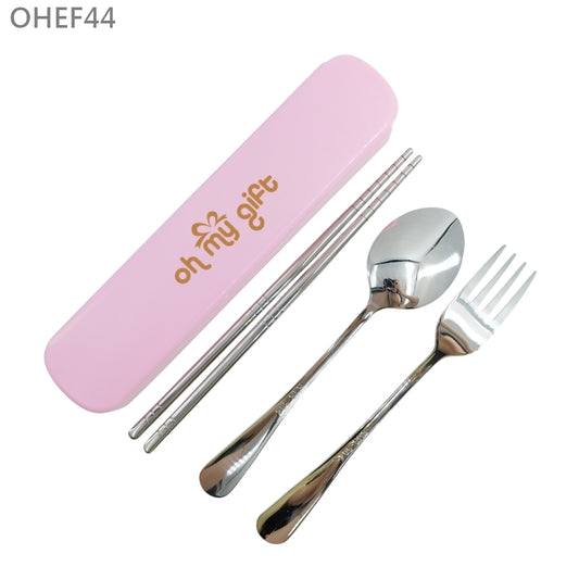 OHEF44  304不鏽鋼環保餐具套裝