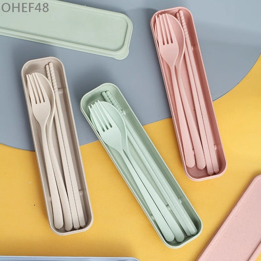OHEF48 環保麥秸稈餐具套裝