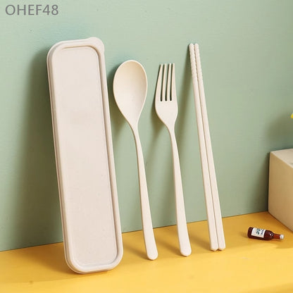 OHEF48 環保麥秸稈餐具套裝