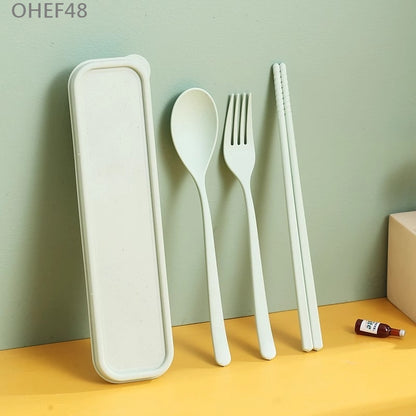 OHEF48 環保麥秸稈餐具套裝
