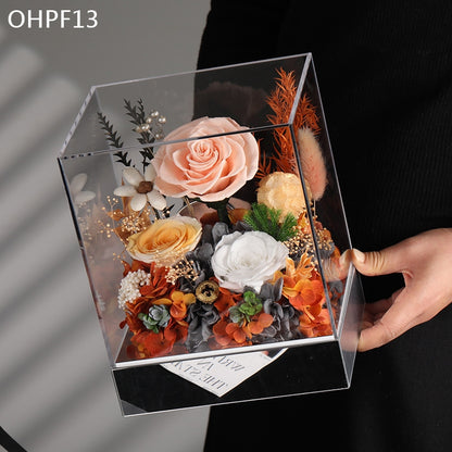 OHPF13 香檳永生花花盒