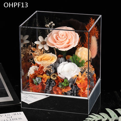 OHPF13 香檳永生花花盒