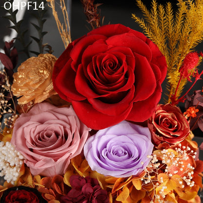OHPF14 紅梅永生花花盒